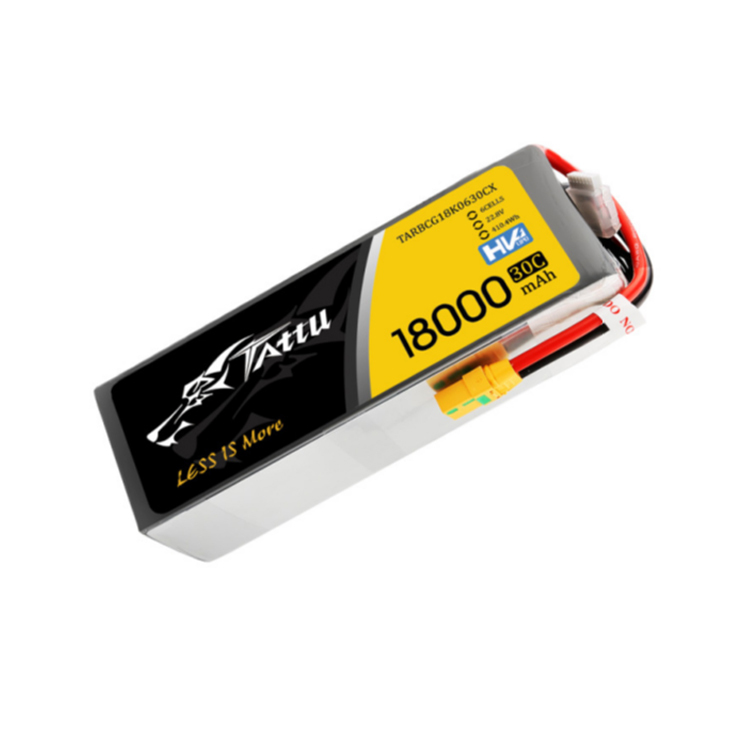 TATTU HV 18000mAh 30C 22.8V 6S1P High Voltage Lipo Battery with XT90S  for UAV Industrial Drone