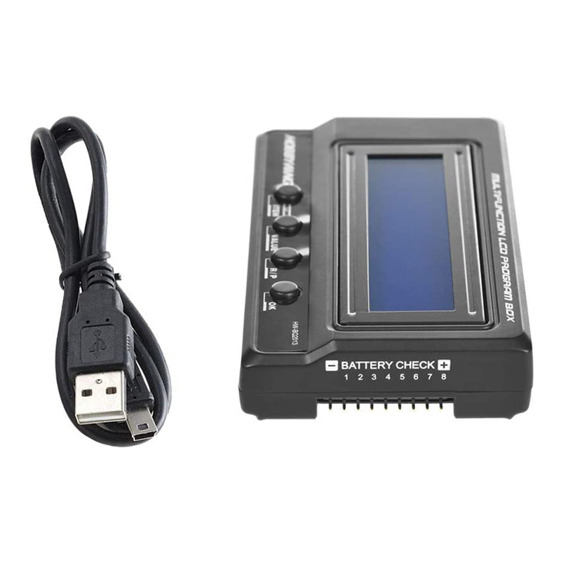 HobbyWing 3 in1 Multifunction LCD Program Box Card for RC ESC Program Box