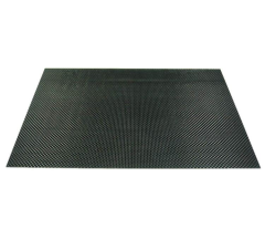 400X500X4.5MM 100% 3K Cross Grain Carbon Fiber Sheet Laminate Plate Panel 4.5mm Thickness (Glossy Surface)