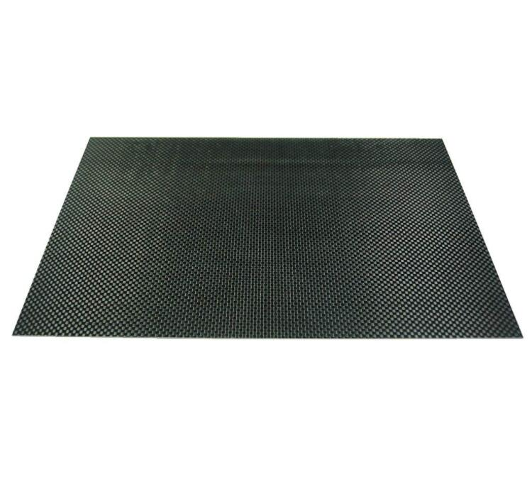 400X500X4.5MM 100% 3K Cross Grain Carbon Fiber Sheet Laminate Plate Panel 4.5mm Thickness (Glossy Surface)