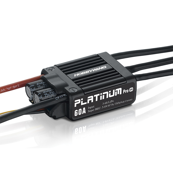 Hobbywing Platinum 60A V4 3-6S Brushless ESC