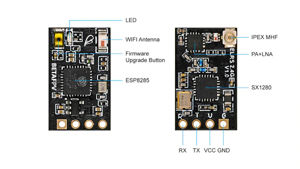 BETAFPV 5V ELRS Nano Receiver