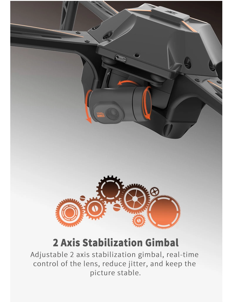 Skydroid MX450 Training Drone, 703t 2 Axis Stabilization Gimbal, real-time control of