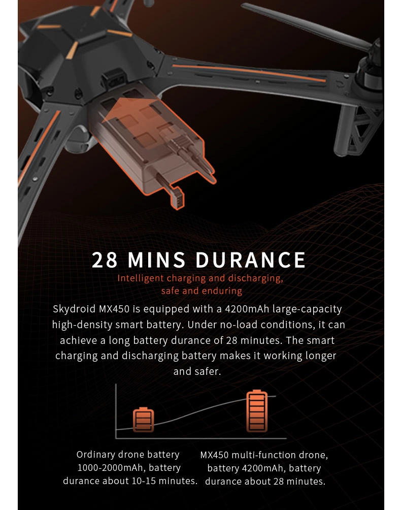 Skydroid mx450 long range rc drone
