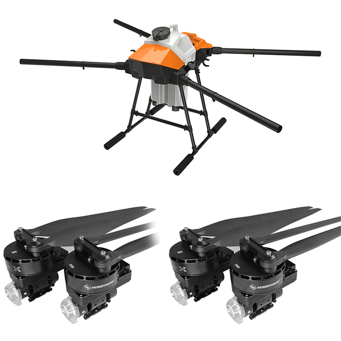 EFT G420 4 Axis 20L 20KG High Capacity UAV Agriculture Sprayer Drone Farm Drone AS150U Power Plug