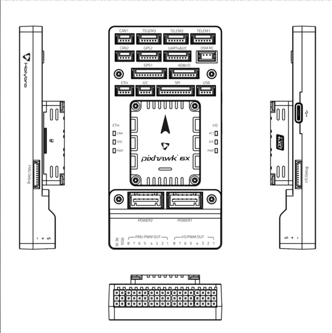 Holybro Pixhawk 6X Autopilot Pixhawk Flight Controller with UBLOX