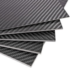 500X500X2.5MM 100% 3K Plain Weave Carbon Fiber Sheet Laminate Plate Twill Weave Plate 2.5mm Thickness