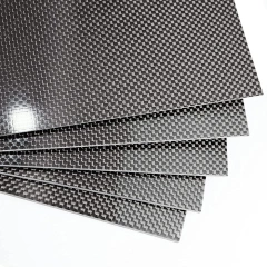 600X500X3MM 100% 3K Plain Weave Carbon Fiber Sheet Laminate Plate Twill Weave Panel 3mm Thickness Carbon Fiber