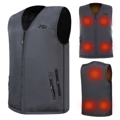 Dukuseek Heated Vest for Men Women, Electric Size Adjustable Heating Vest w/7.4V Battery Pack for Winter Use Outdoor Hunting Skiing