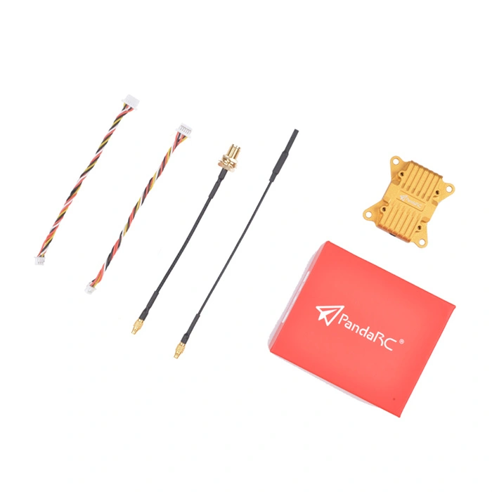 PandaRC VT5804-BAT 5.8G 40CH 2500mW 2.5W Adjustable OSD FPV VTX for FPV Drone Long Range Airplane