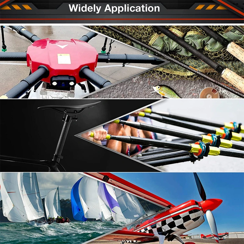 ARRIS High Quality Solid Carbon Fiber Rods (Multiple Sizes)