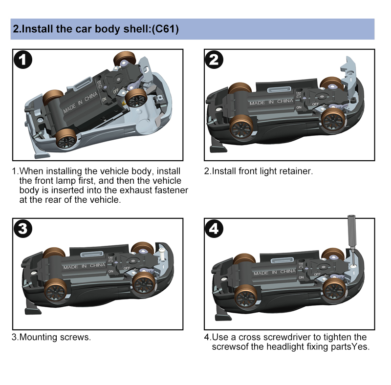 turbo racing car shell