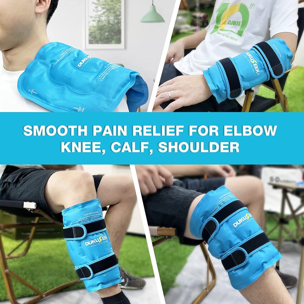 DUKUSEEK Elbow Ice Pack for Tendonitis and Tennis Elbow