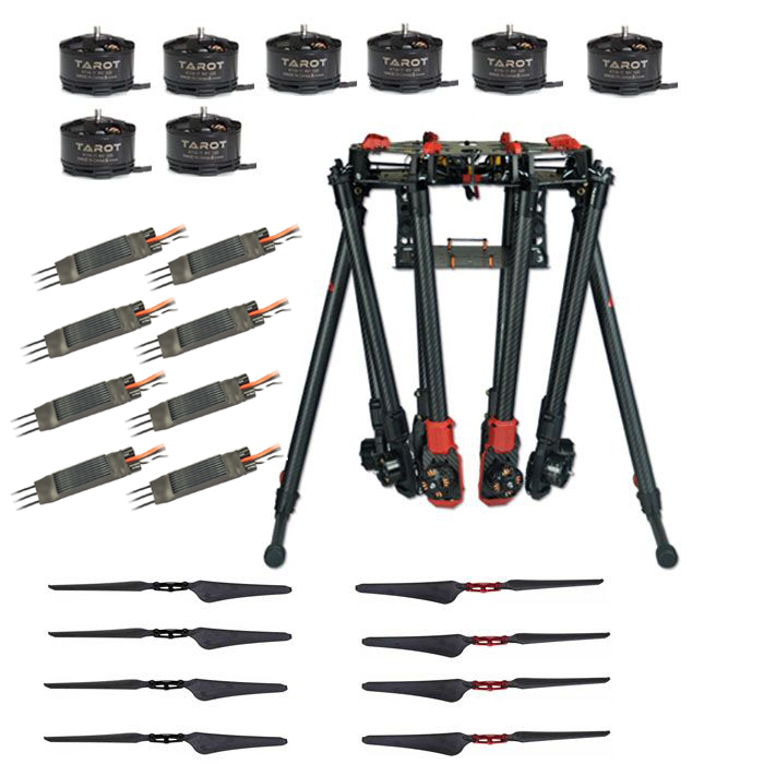Tarot X8 Pro 8 Axis Multicopter Super Combo for Aerial Photography (Unassembled)