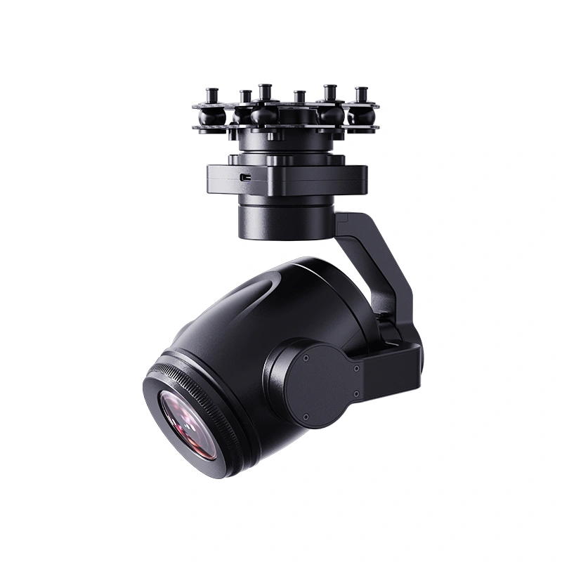 SIYI ZR30 4K 8MP Ultra HD 180X Hybrid 30X Optical Gimbal Camera with AI Smart Identify and Tracking 1/2.7" Sony Sensor HDR Starlight Night Vision 3-Axis Stabilizer UAV UGV USV Pod Payload for Drone Surveillance Inspection