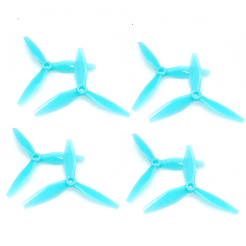 4 Pairs HQProp 5X4.5X3V3 5 Inch Racing Blue Propellers