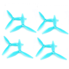 4 Pairs HQProp 5X4.5X3V3 5 Inch Racing Blue Propellers