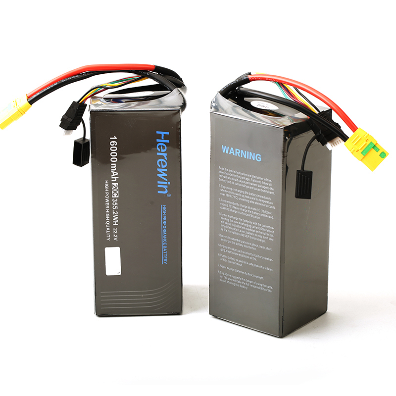 Herewin 6S 22.2V 12000mAh 16000mah 22000mah Lipo Battery for UAV RC Drones