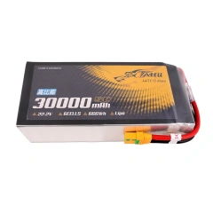 Tattu 6S 22.2V 30000mah 5C NCM 811 Semi-Solid State Li-ion Battery for UAV Agriculture Drones