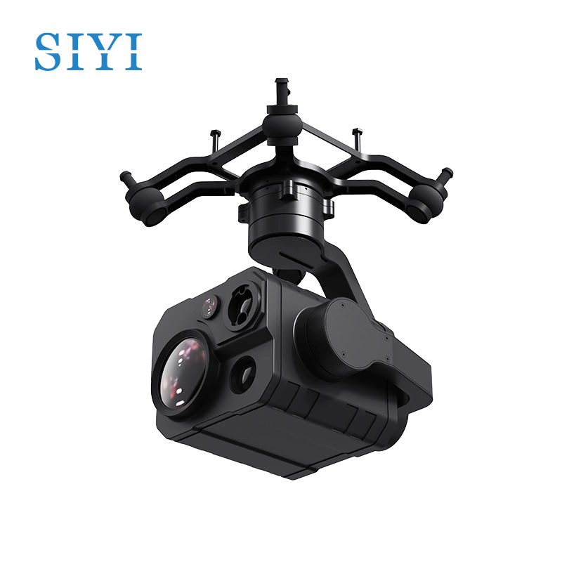 SIYI ZT30 4K 8MP 180X Hybrid 30X Optical Zoom Gimbal Camera Four Sensors Optical Pod 640 x 512 Thermal Imaging with AI Smart Tracking