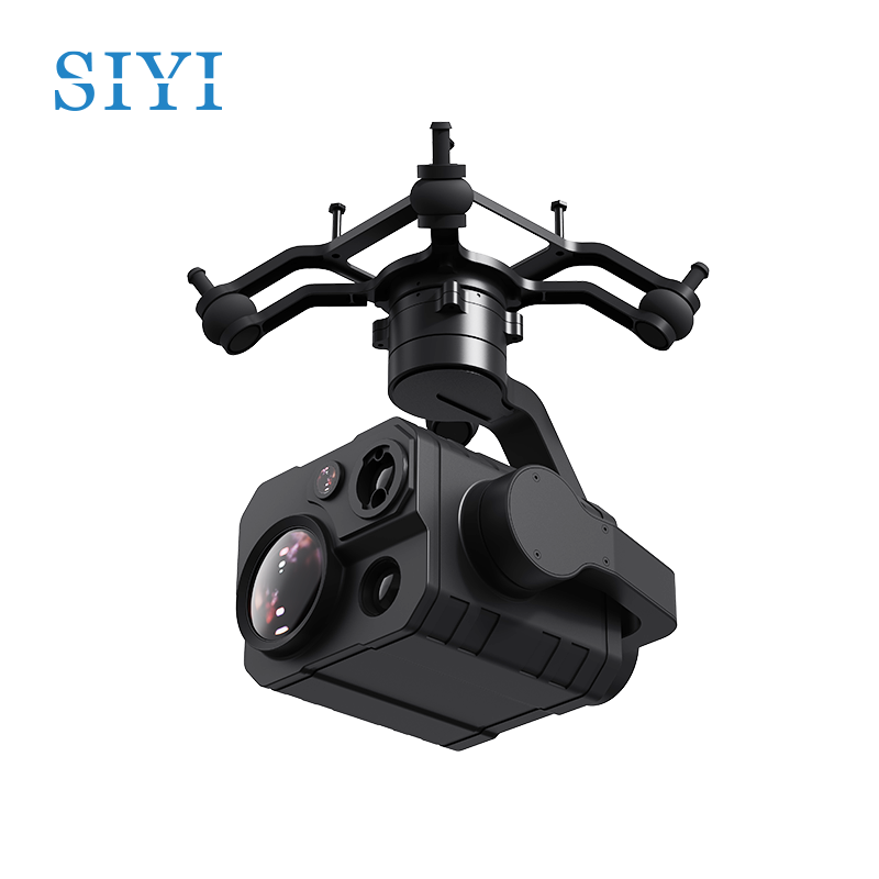 SIYI ZT30 4K 8MP 180X Hybrid 30X Optical Zoom Gimbal Camera Four Sensors Optical Pod 640 x 512 Thermal Imaging with AI Smart Tracking