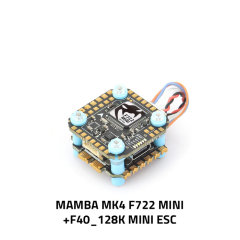 MAMBA MK4 F722 MINI F40/F55/F65128K Flight Controller Stack 3-6S MPU6000 20mm/M2