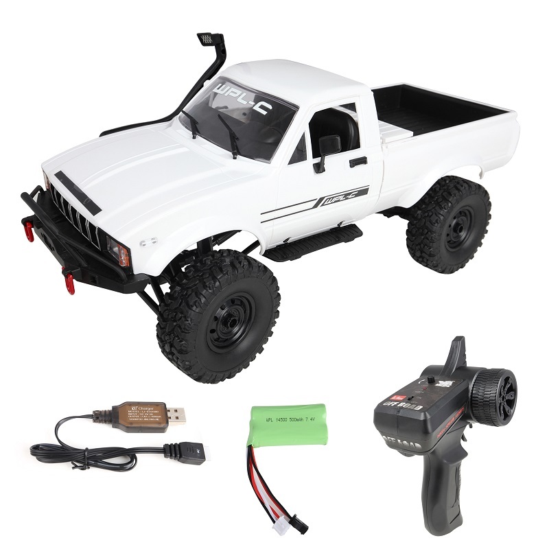 WPL C24-1 1:16 2.4G 4WD Off-Road RC Truck Military Car Crawler with Remote Control