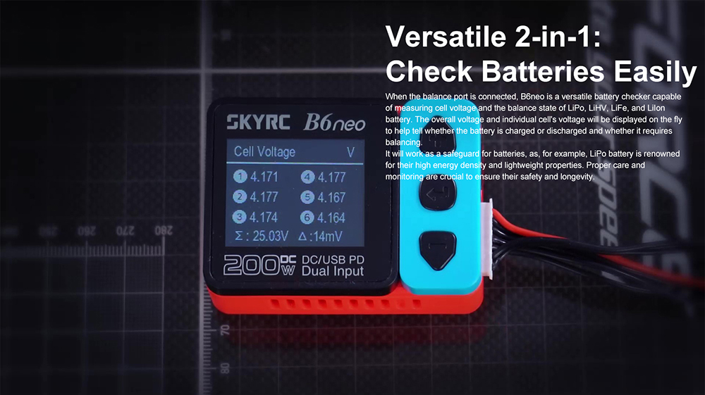 SKYRC B6neo Lipo battery Charger