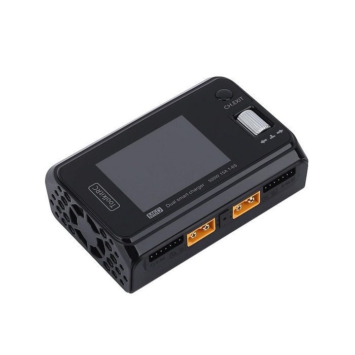 ToolKitRC M6D 500W 15A 1-6S DC Dual Channel Smart Lipo Balance Charger