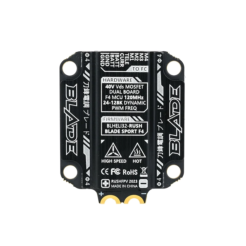 RUSH BLADE F722 V2 Flight Controller+50A Sport F4 3-6S ESC For DJI Digital FPV System