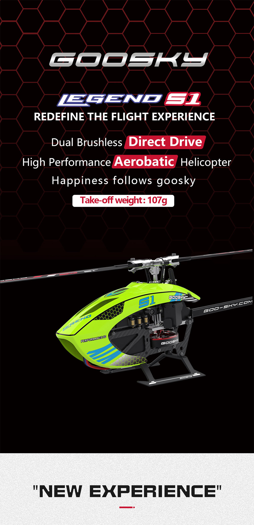 goosky legend s1 rc helicopter