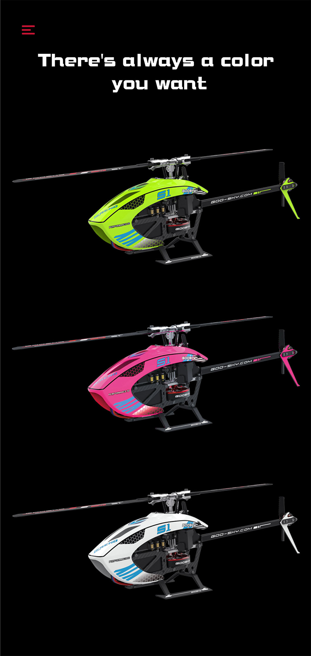 goosky legend s1 rc helicopter