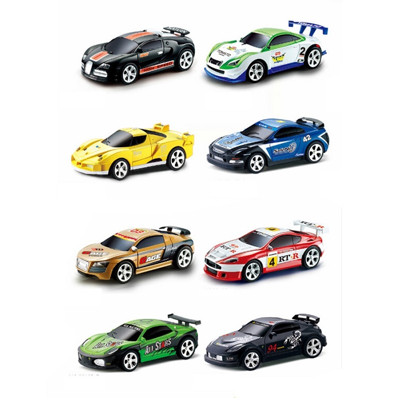 RCWING Multicolor Coke Can Mini RC Radio Remote Control Micro Racing Car Hobby Vehicle Toy Gift