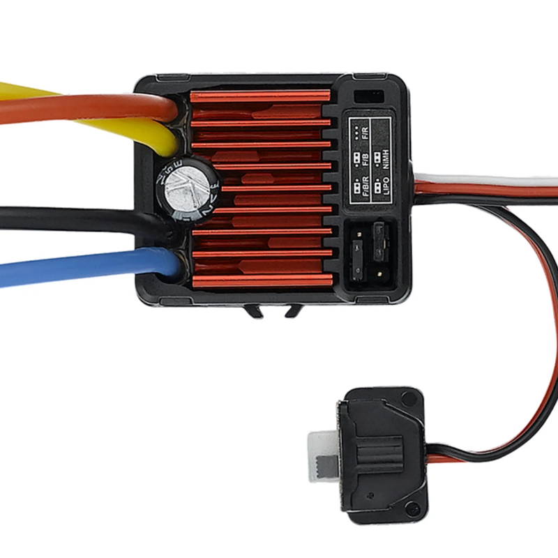 HobbyWing QUICRUN Water-Proof 1060 BRUSHED 60A ESC (2-3S)