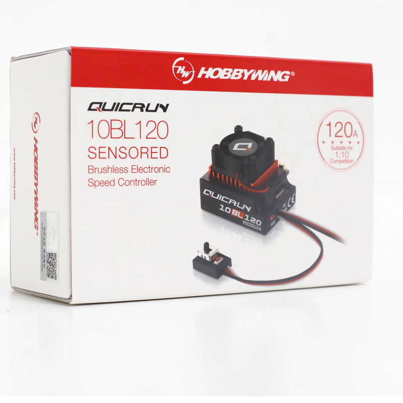 HobbyWing QUICRUN Water-Proof 10BL120 SD 120A ESC (2-3S)