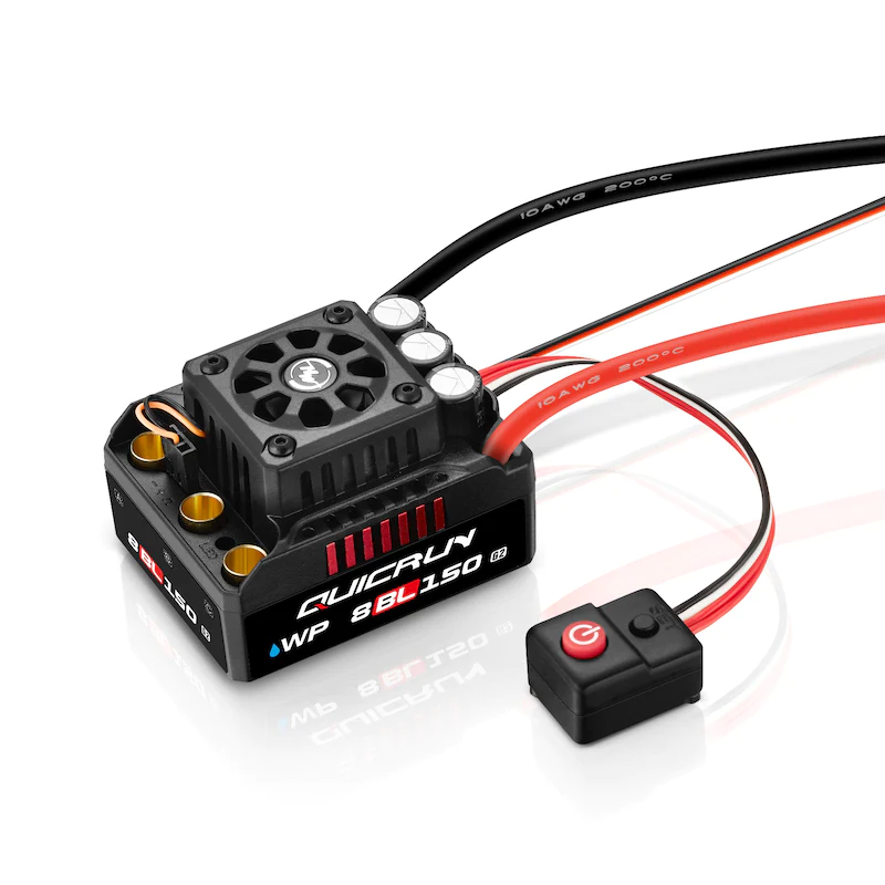 HobbyWing QUICRUN Water-Proof QUICRUN WP 8BL150 G2 150A ESC (3-6S)