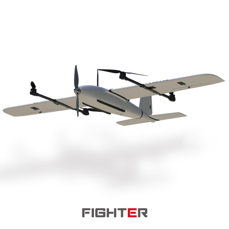 Makeflyeasy Fighter (VTOL Version) Aerial Survey Carrier Fixe Wwing UAV Aircraft Mapping VTOL Wing PNP Version