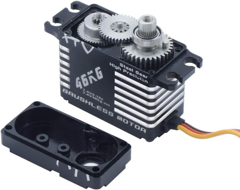 JX BLS-HV7146MG 46kg Brushless High Precision Steel Gear Full CNC Digital Servo