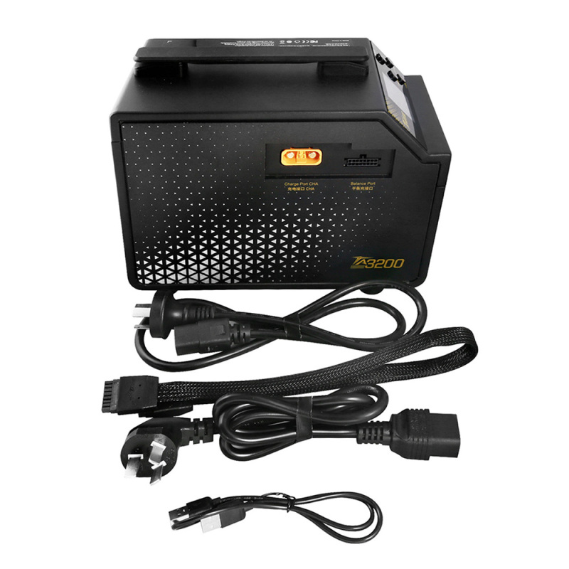 Tattu TA3200 60A/3200W Dual-Channel Smart Charger For 6S-14S LiPo Battery Tattu Smart Battery