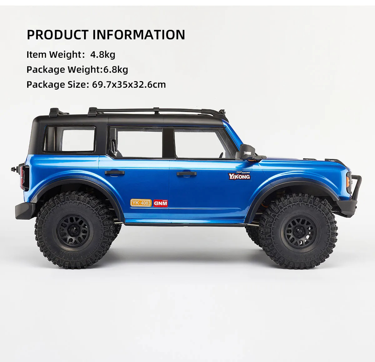 【動作品・現状品】YIKONG YK-4083 オフロード車 Amazon.co.jp: YIKONG YK4083 V2 1:8オフロードクローラー RC