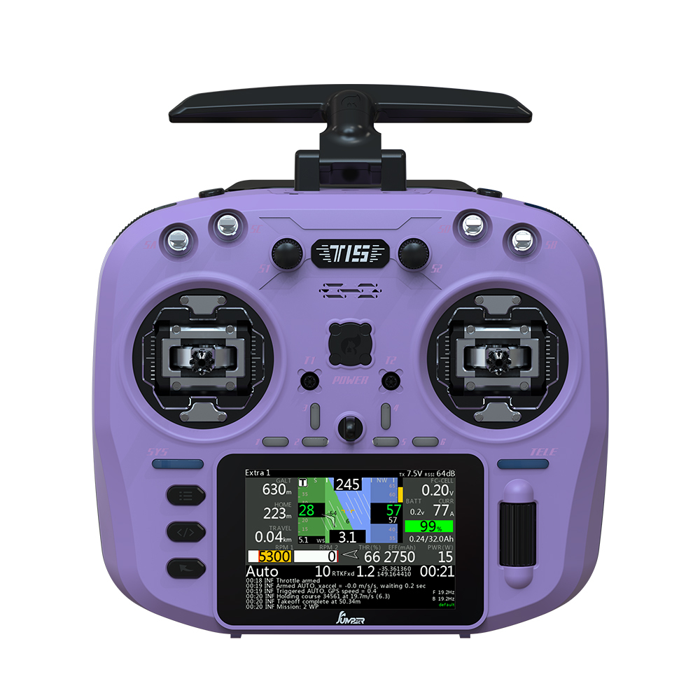 Jumper T15 2.4GHz / 915MHz VS-M HALL Sensor Gimbals 3.5" HD Touch Color Screen ELRS EdgeTX ExpressLRS Radio Controller