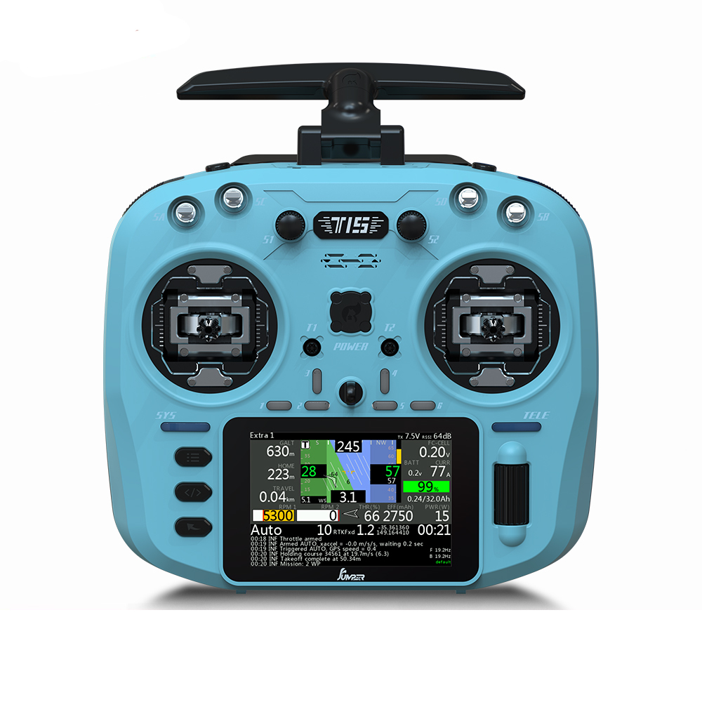 Jumper T15 2.4GHz / 915MHz VS-M HALL Sensor Gimbals 3.5" HD Touch Color Screen ELRS EdgeTX ExpressLRS Radio Controller