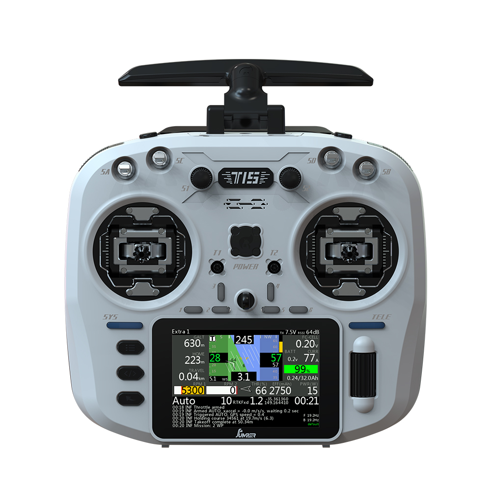 Jumper T15 2.4GHz / 915MHz VS-M HALL Sensor Gimbals 3.5" HD Touch Color Screen ELRS EdgeTX ExpressLRS Radio Controller