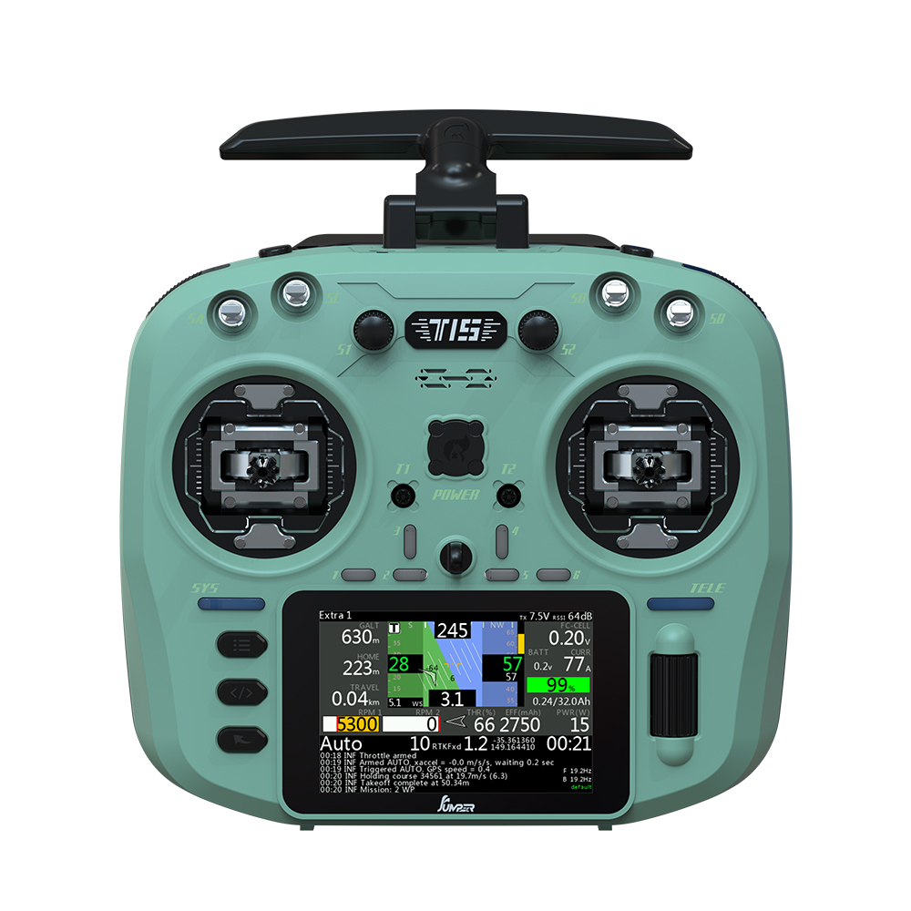 Jumper T15 2.4GHz / 915MHz VS-M HALL Sensor Gimbals 3.5" HD Touch Color Screen ELRS EdgeTX ExpressLRS Radio Controller