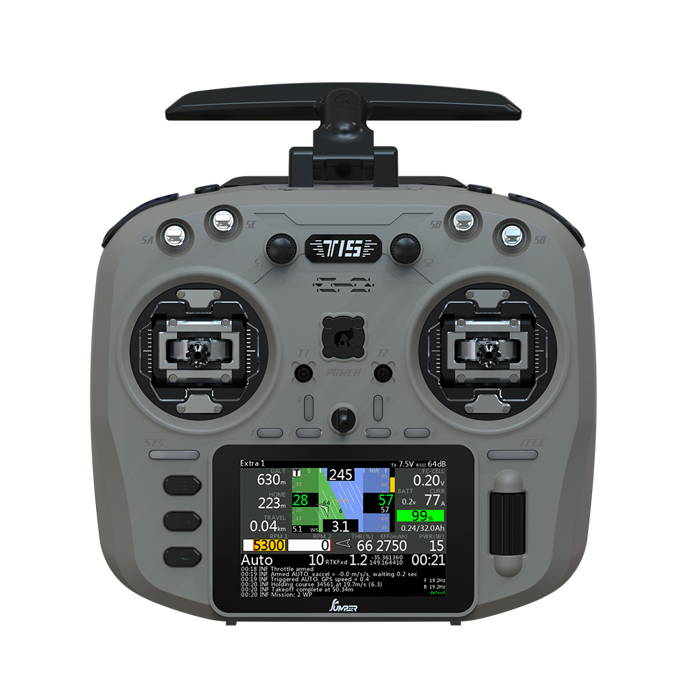 Jumper T15 2.4GHz VS-M HALL Sensor Gimbals 3.5" HD Touch Color Screen ELRS EdgeTX ExpressLRS Radio Controller