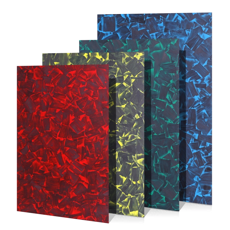 ARRIS Color Forged Pattern Matte Carbon Fiber Sheet 400x500mm 1-6mm Thickness Sheet
