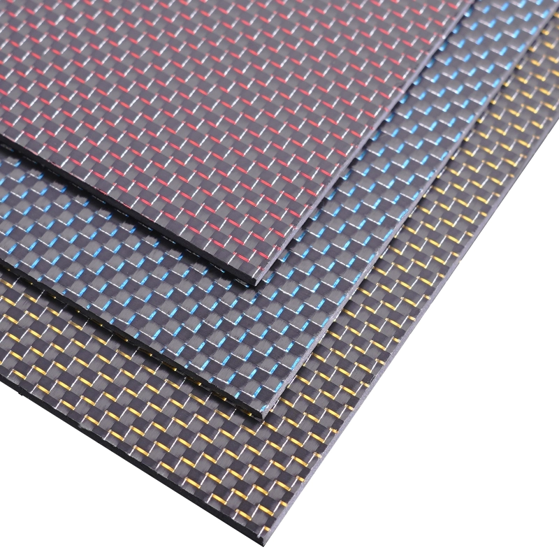 ARRIS 200x300mm 1-6mm Thickness Metallic Red/Blue/Yellow Colored 3K Carbon Fiber Sheet