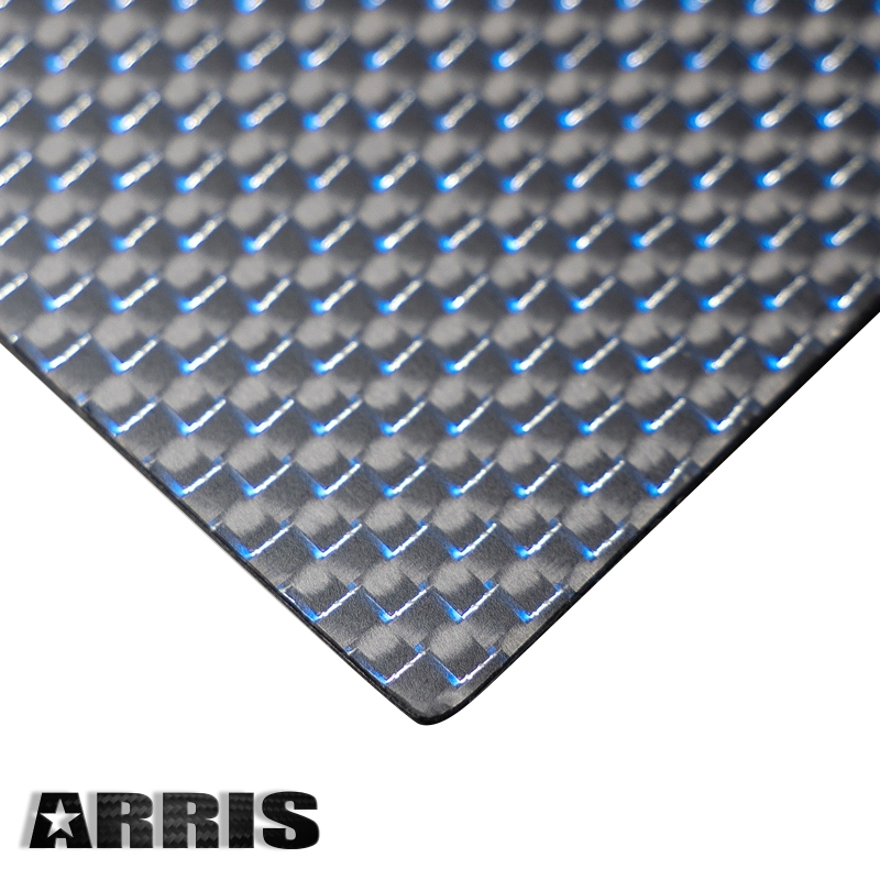 ARRIS 200x300mm 1-6mm Thickness Metallic Red/Blue/Yellow Colored 3K Carbon Fiber Sheet