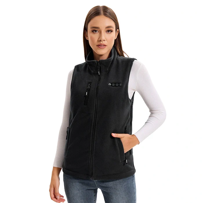 ARRIS Heated Vest for Women, Size Adjustable 7.4V Electric Warm Vest 8 Heating Panels with Battery Pack