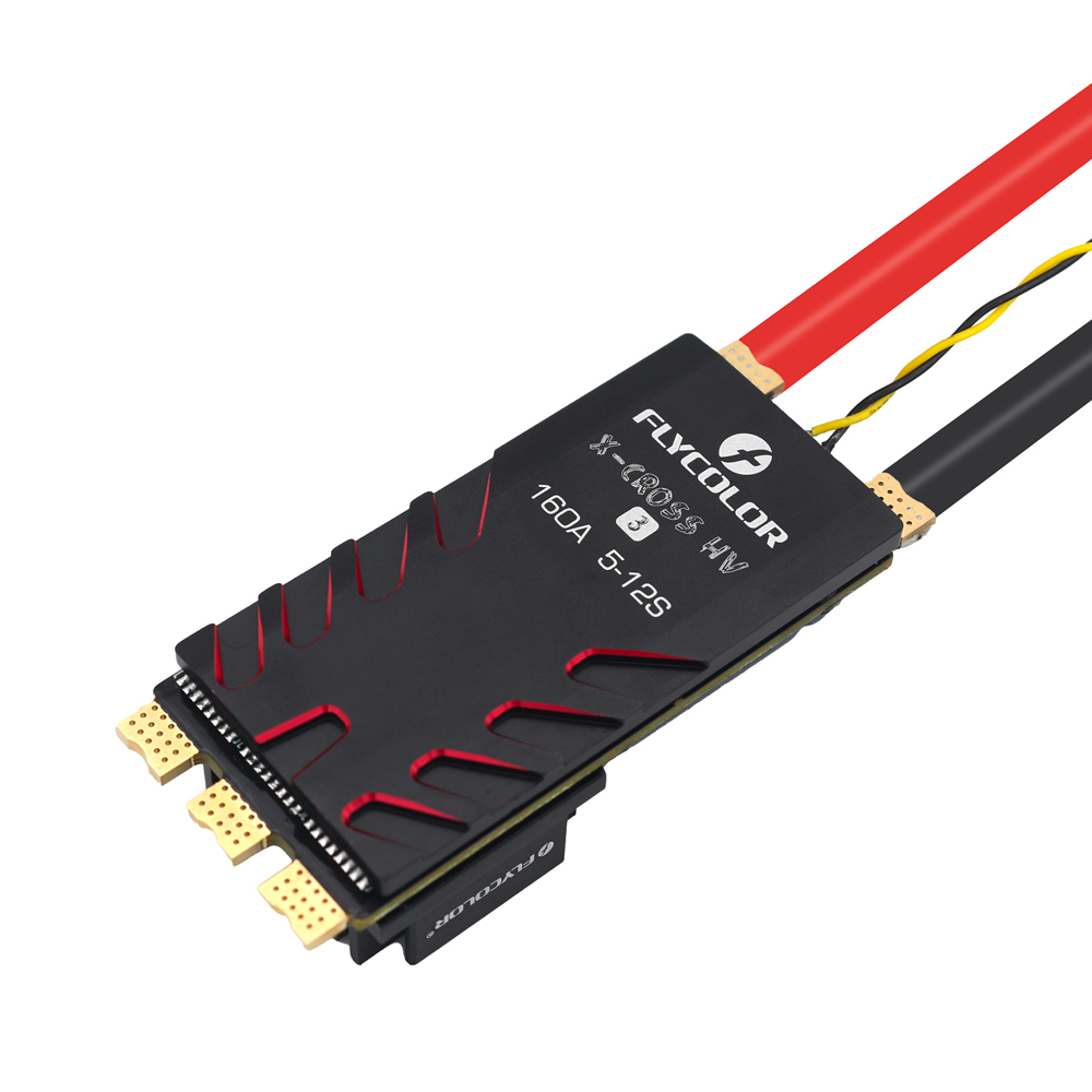 Flycolor X-Cross HV 3 160A 5-12S BLHeli32 ESC for RC Drones